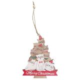 Leo Cats Tree Hanging Decorations Red & 