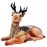 Woodland Sitting Reindeer Decoration Mus