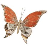 Woodland Butterfly Clip Decoration Mushr