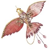 Woodland Flying Hummingbird Clip Decorat