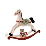 Rocking Horse with Teddy Small Standing 