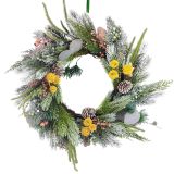 Sale Native Wreath Green & Yellow 64cm 