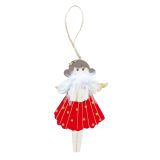 Cute Angel Hanging Decoration Red 12cm 