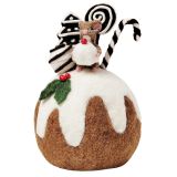 Mouse Feast on Pudding Large Decoration 