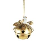 Sale Christmas Bird on Bell Hanging Deco