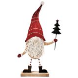 Standing Tomte with Tree Standing Decora