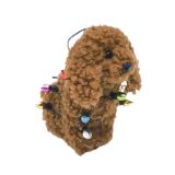 Oodle Dog Hanging Decoration Brown 8cm 