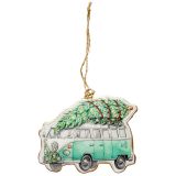 Kombi with Tree Hanging Decoration Turqu