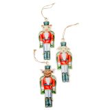 Cow, Sheep & Pig Nutcracker Metal Hangin