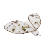 Moth Clip Decoration White 9cm