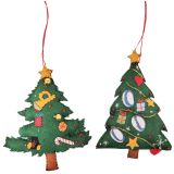 Christmas Trees Hanging Decoration Green