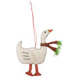 Christmas Goose Fabric Hanging Decoratio