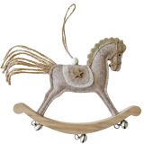 Felt Rocking Horse Hanging Decoration Na