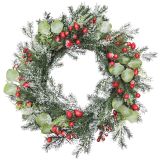 Traditional Wreath Red & Green 65cm 