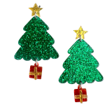 Pop Christmas Tree Earrings   