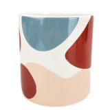Sale Elena Abstract Planter Pink Blue 