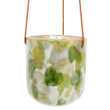 Della Artisan Hanging Planter Green 13cm