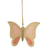 Sale Butterfly Garden Charm Hanging Pink