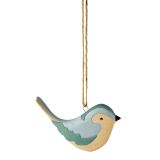 Sale Bird Garden Charm Hanging Blue 6cm 