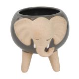 Sale Elephant Planter with Legs Grey Sm 