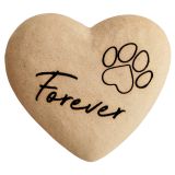 Forever Paw Boxed Heart Stone Sand 9x7cm