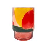 Sale Selena Abstract Glass Vase Pink Lg 
