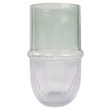 Tommy Deco Ombre Glass Vase Sage  Lilac