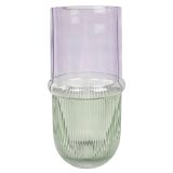 Tommy Deco Ombre Glass Vase Sage  Lilac