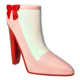 High Heel Vase Pink & Red 15cm 