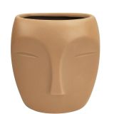 Sale Aztec Face Vase Beige Sm 13cm 