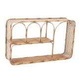 Sale Hazel Metal Wall Shelf Natural H40x