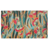 Gum Blossom Doormat Green 45x75cm 