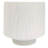 Marlow Abstract Ripple Planter White 14c