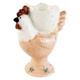 Country Chicken Egg Cup Pink 10cm 