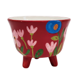 Sale Na‹ve Floral Planter Red 16cm 