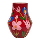 Naïve Floral Vase Red 21cm 