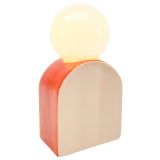 Arch Globe LED Light Orange & Peach 19cm