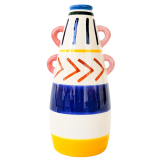 Harlequin Vase Colourful 21cm 