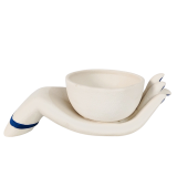 Santorini Hand Bowl White 22cm 