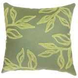 Cam Leaf Cushion with Inner Dark Green &
