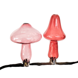 Kinkora Set of 2 Toadstool Clip Vases Pi