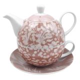 Boho Tea for One Dusty Pink 19x15cm 