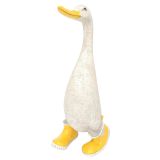 Standing Duck in Boots Ornament Yellow 3