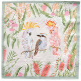 FB Birds Napkins Pink & White 33x33cm S/