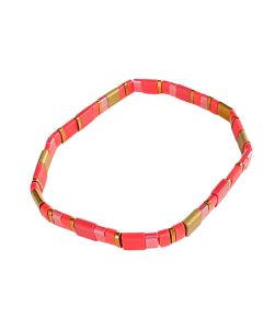 Journey Stretch Bracelet Coral 16cm 