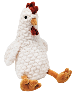 Plush Hen Soft Toy White 36cm 