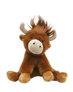 Highland Cow Toy Brown 23cm 