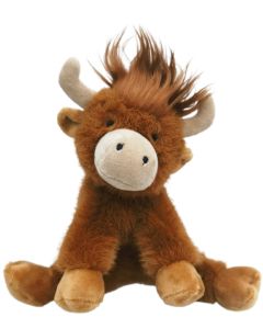 Highland Cow Toy Brown 28cm 