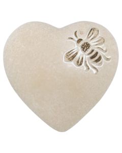 Fable Bee Heart Stone Bisque 15cm 