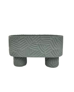 Sale Enola Long Planter with Legs Blue 2